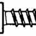 Reliable PKWZ8214MR Screw, #8-15 Thread, 2-1/4 in L, Partial, Twin Lead Thread, Pan Head, Square Drive, Regular Point Sells in Quantity of 5