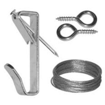 Reliable LHKMR Picture Hanging Kit, Zinc, 4/PK Sells in Quantity of 5