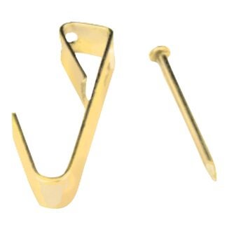 Reliable PHN100MR Picture Hook, 100 lb, Brass, Zinc Sells in Quantity of 5