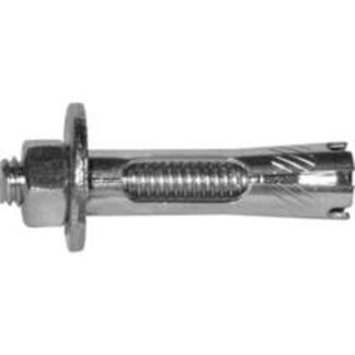 Reliable SA516212J Expansion Sleeve Anchor, 5/16 in Dia, 2-1/2 in L, 192 kg Ceiling, 227 kg Wall, Steel, Zinc