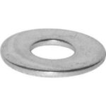 Reliable PWS14VP Ring Washer, 21/64 in ID, 3/4 in OD, 5/64 in Thick, Stainless Steel, 18-8 Grade, 100/BX