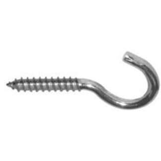 Reliable SCHZ158MR Screw Hook, 11 mm Opening, Zinc Sells in Quantity of 5