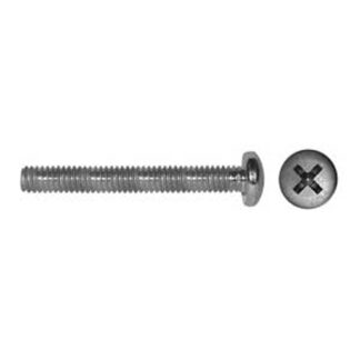 Reliable PPMZM410MR Machine Screw, M4x0.7 Thread, 10 mm L, Full Thread, Pan Head, Phillips Drive, Type B Point, Steel Sells in Quantity of 5