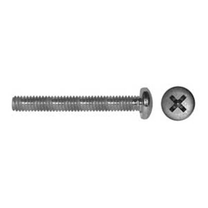 Reliable PPMZM410MR Machine Screw, M4x0.7 Thread, 10 mm L, Full Thread, Pan Head, Phillips Drive, Type B Point, Steel Sells in Quantity of 5