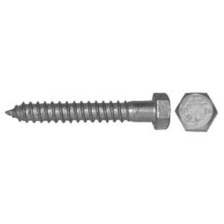 Reliable HLHDG Series HLHDG14134CT Partial Thread Bolt, 1/4-10 Thread, 1-3/4 in OAL, A Grade, Galvanized Steel