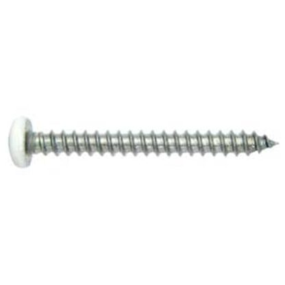 Reliable PKASW834VP Screw, #8-15 Thread, 3/4 in L, Pan Head, Square Drive, Self-Tapping, Type A Point, Stainless Steel, 100/BX