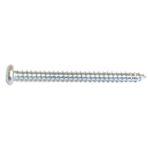 Reliable PKAZ62MR Screw, #6-18 Thread, 2 in L, Full Thread, Pan Head, Square Drive, Self-Tapping, Type A Point, Steel