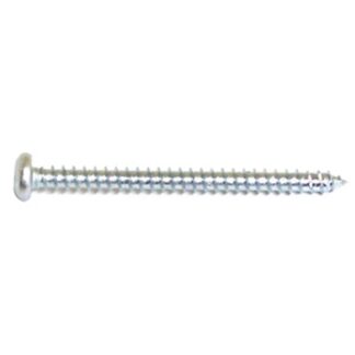 Reliable PKAZ62MR Screw, #6-18 Thread, 2 in L, Full Thread, Pan Head, Square Drive, Self-Tapping, Type A Point, Steel