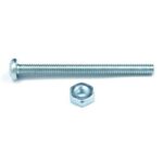 Reliable PSBZ Series PSBZ1024134MR Machine Screw, 1-3/4 in L, Full Thread, Pan Head, Quadrex Drive, Type B Point, Steel