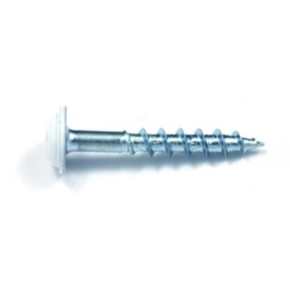 Reliable PWKCW8118VP Screw, #8 Thread, 1-1/8 in L, Coarse, Partial Thread, Pan Washer Head, Square Drive, Regular Point, 100/BX