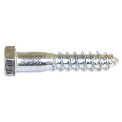 Reliable HLZ1212B Lag Bolt, 1/2-6 Thread, 12 in OAL, A Grade, Steel, Zinc