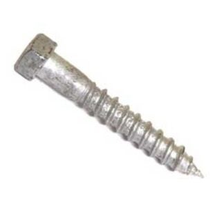 Reliable HLHDG127CT Lag Bolt, 1/2 in Thread, 7 in OAL, Steel, Galvanized, 25/BX