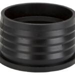 ProSource 33U-305 Hub Donut, 3 x 3 in, PVC, Black