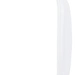 ProSource 20914PHB-PS Door Pull, 3/4 in W, 4-3/4 in D, 1-3/16 in H, Steel, White