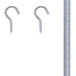 ProSource LR1013L Door Spring, 23/64 in Dia, 16 in L, Steel, Zinc