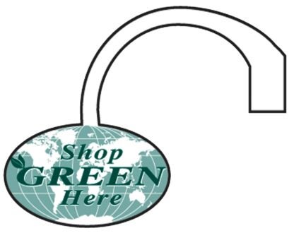 Identiti GPEG2 Peg Bouncer Display Tag, Green