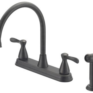 Boston Harbor F8210001RW Kitchen Faucet, 1.8 gpm, 4-Faucet Hole, Metal/Plastic, Venetian Bronze, Deck Mounting