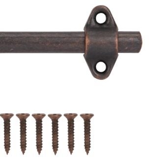 ProSource 23260VB-PS Surface Bolt, 0.7 in Bolt Head, 4 in L Bolt, Venetian Bronze