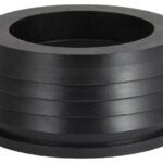 ProSource 44U-305 Hub Donut, 4 x 3 in, PVC, Black