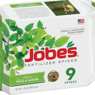 Jobes 01310CN Tree and Shrub Fertilizer, Spike, 15-3-3 N-P-K Ratio, 9/PK