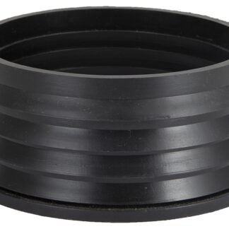 ProSource 44U-405 Hub Donut, 4 x 4 in, PVC, Black