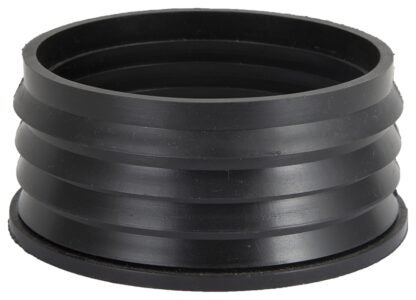 ProSource 44U-405 Hub Donut, 4 x 4 in, PVC, Black