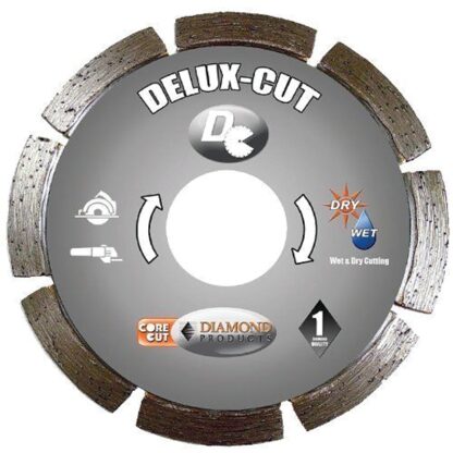 DIAMOND PRODUCTS 21072 Circular Saw Blade, 4-1/2 in Dia, 7/8 in Arbor, Diamond Cutting Edge