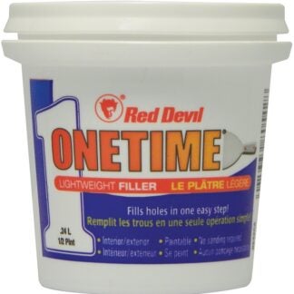 Red Devil 0542CA Spackling Compound White, White, 0.5 pt Tub