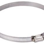 ProSource HCRSS80 Perforated Hose Clamp, Clamping Range: 4-5/8 to 5-1/2 in, 300 Stainless Steel, Stainless Steel Sells in Quantity of 10