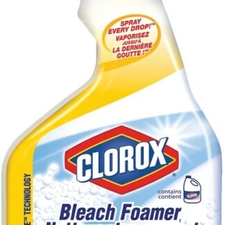 Clorox 01397FRM1 Disinfectant Bleach Foamer, 887 mL Bottle, Liquid, Bleach, Herbaceous, Marine, Pale Yellow