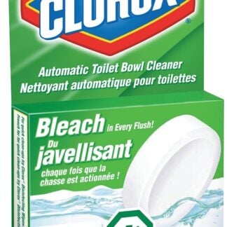 Clorox 1006 Toilet Bowl Cleaner, 100 g, Solid, Slight Chlorine, White