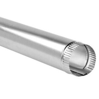 Imperial VT0030 Rigid Pipe, 3 in Dia, 30 in L, Aluminum Sells in Quantity of 10