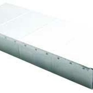 Imperial GV0217 Stack Duct, 36 in L, 10 in W, 3-1/4 in H, 30 ga Gauge, Steel, Galvanized/Mill Sells in Quantity of 12