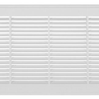 Imperial RG3011 Sidewall Grille, 14 in L, 6 in W, Rectangle, Polystyrene, White