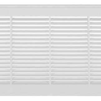 Imperial RG3014 Sidewall Grille, 25-1/4 in L, 7-1/4 in W, Polystyrene, White