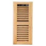 Imperial RG3026 Floor Register, 10 in L, 3 in W, Wood, Oak