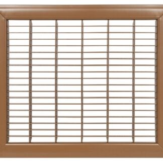 Imperial RG1229 Air Grille, 8 in L, 24 in W, Steel, Brown