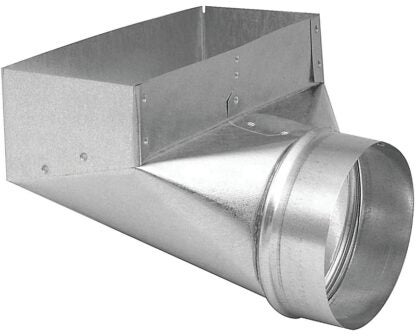 Imperial GV0612 Angle Boot, 3 in L, 10 in W, 5 in H, 90 deg Angle, Steel, Galvanized