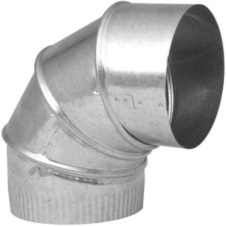 Imperial GV0284-C Adjustable Elbow, 4 in Connection, 26 ga Gauge, Steel Sells in Quantity of 4