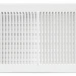 Imperial RG0289 Multi-Shutter Register, 5-1/4 in L, 11-1/4 in W, Steel, White