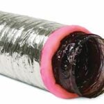 Imperial MEA-0310 Air Duct, 10 ft L, Polyester, Silver