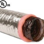 Imperial MEA-0825 Air Duct, 25 ft L, Polyester, Silver