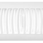 Imperial RG2147 Top Flat Floor Register, Polystyrene, White Sells in Quantity of 22