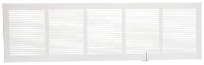 Imperial RG0550 Sidewall Grille, 31-1/4 in L, 9-1/4 in W, Steel, White, Powder-Coated