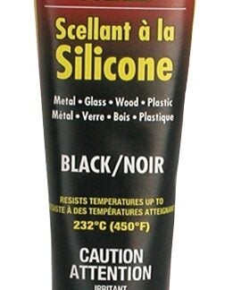 Imperial KK0309 Silicone Sealant, Paste, Black, 2.7 oz Tube Sells in Quantity of 12