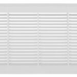 Imperial RG2293 Sidewall Grille, 15-1/4 in L, 9-1/4 in W, Polystyrene, White Sells in Quantity of 10