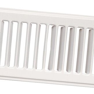 Imperial RG1270-A Toe Space Grille, 2-1/4 in L, 12 in W, Steel, White