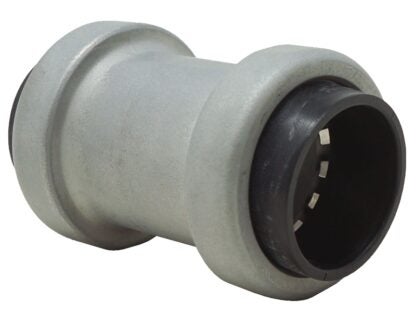 Southwire SIMPush 65070301 Conduit Coupling, 1/2 in Push-In, 1.1 in OD, Metal, 1/PK