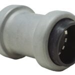 Southwire SIMPush 65070305 Conduit Coupling, 1/2 in Push-In, 1.1 in OD, Metal, 5/PK