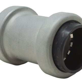 Southwire SIMPush 65070303 Conduit Coupling, 1/2 in Push-In, 1.1 in OD, Metal, 20/PK